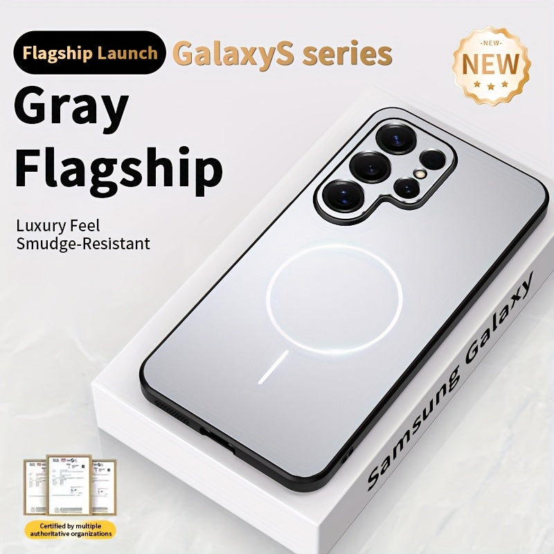 Compatibil cu pentru for samsung pentru for galaxy S23/S23+/S23 Ultra/S24/S24+ S24 Ultra/S25/S25 Plus/S25 Ultra Husă de telefon cu atracție magnetică, husă practică