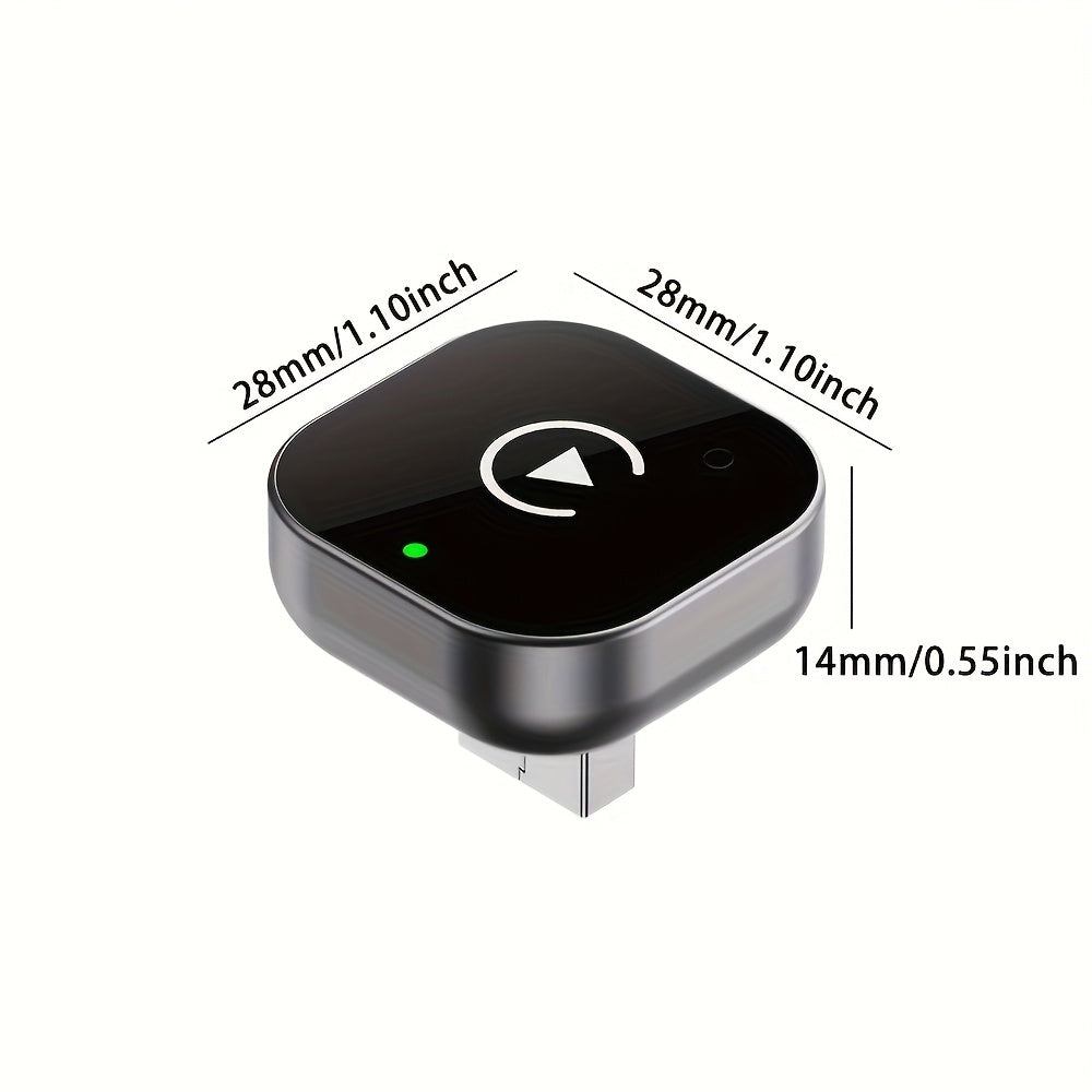 Adaptor 2-în-1 Wireless CarPlay și Android Auto - Conectare Automată Plug and Play, Latență 0.5s, Suport Wireless și WiFi, Design Compact pentru iPhone și Android, cu Port USB/USB-C, Fără Baterie, Adaptoare de Alimentare