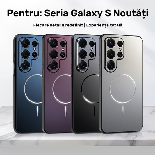 Compatibil cu pentru for samsung pentru for galaxy S23/S23+/S23 Ultra/S24/S24+ S24 Ultra/S25/S25 Plus/S25 Ultra Husă de telefon cu atracție magnetică, husă practică